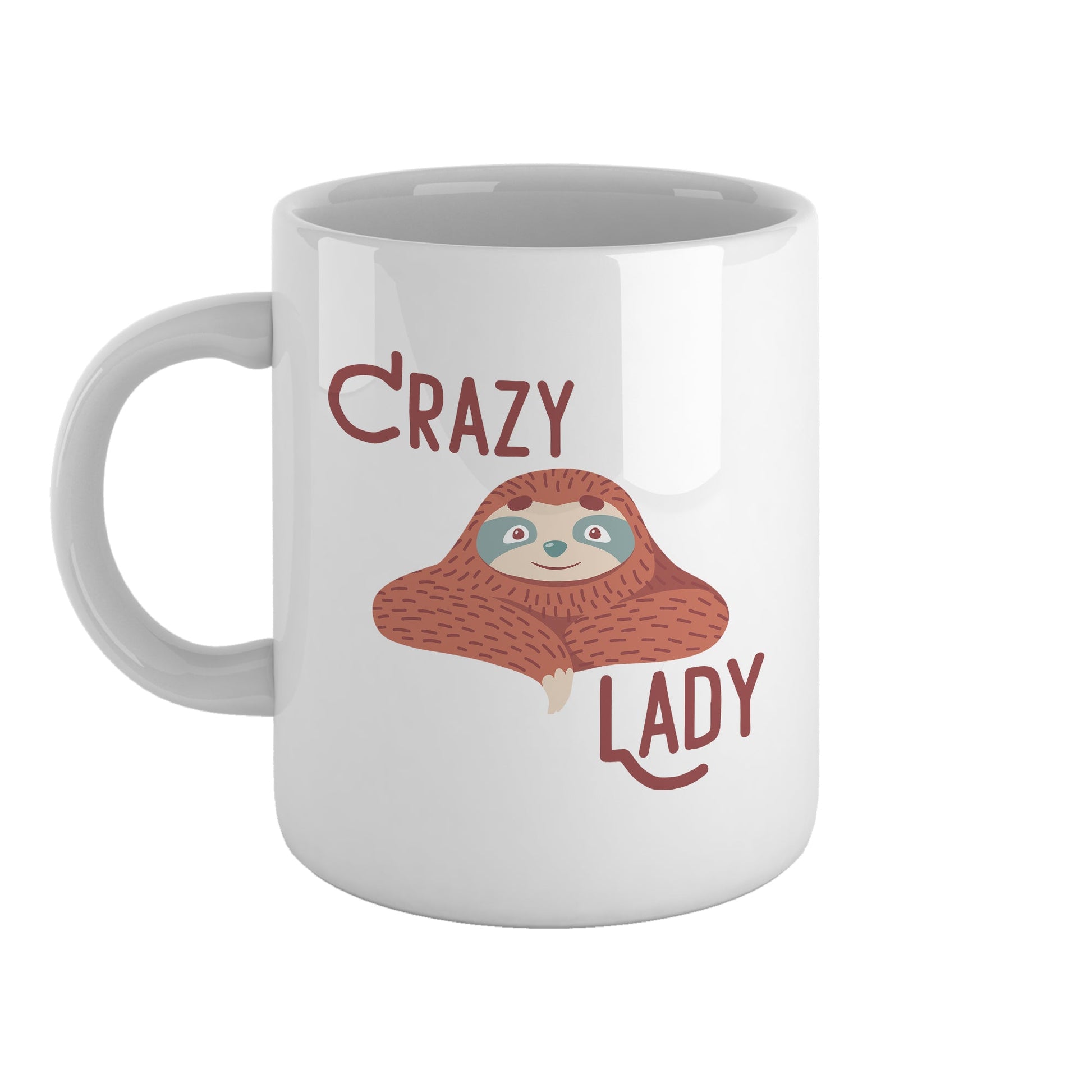 Crazy sloth lady | Ceramic mug-Ceramic mug-Adnil Creations