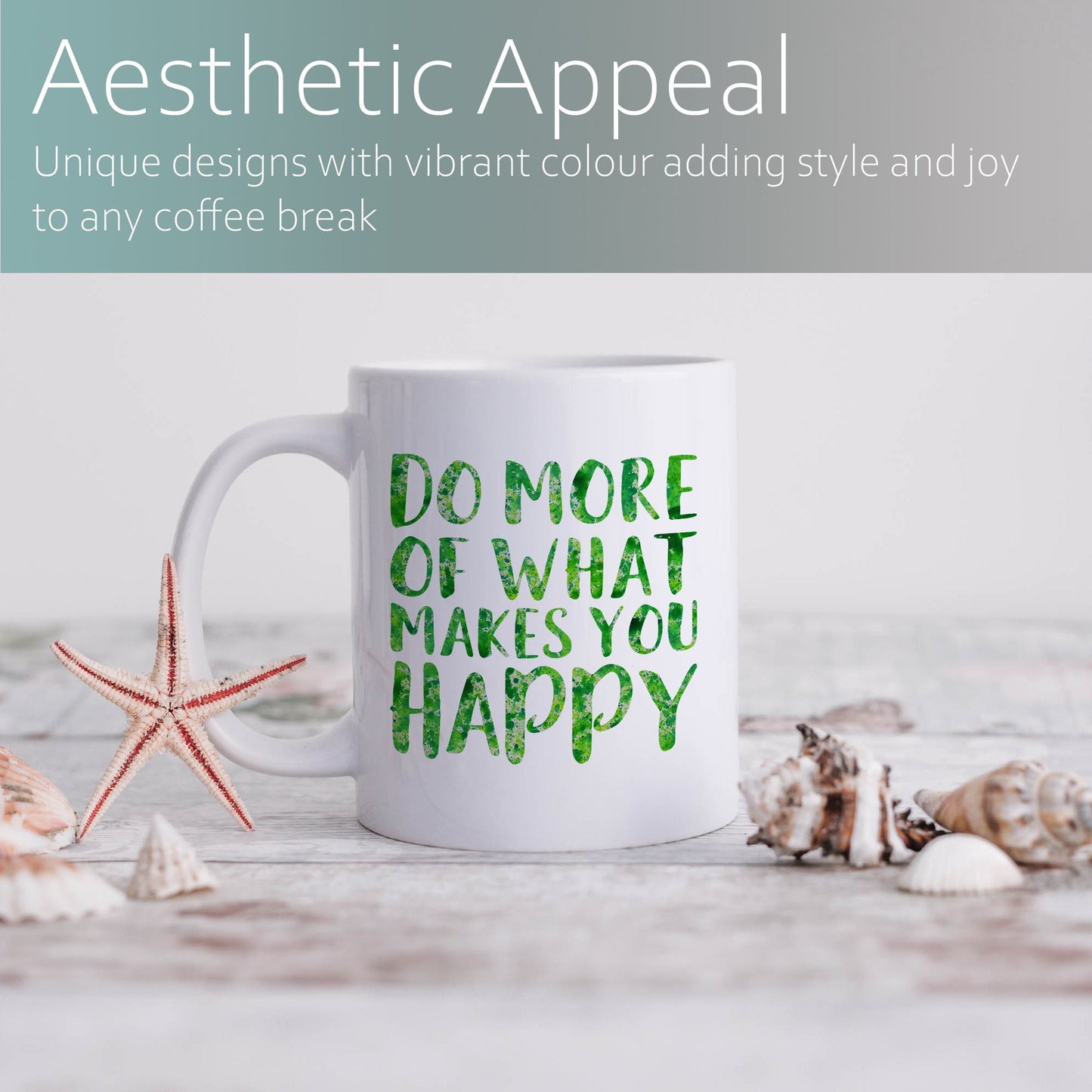 Do more of what makes you happy | Ceramic mug-Ceramic mug-Adnil Creations