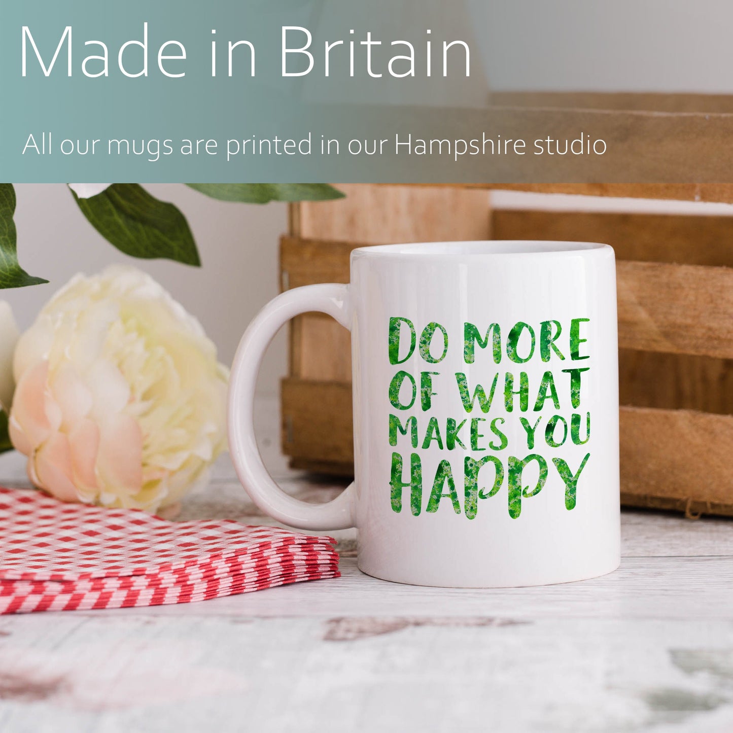 Do more of what makes you happy | Ceramic mug-Ceramic mug-Adnil Creations