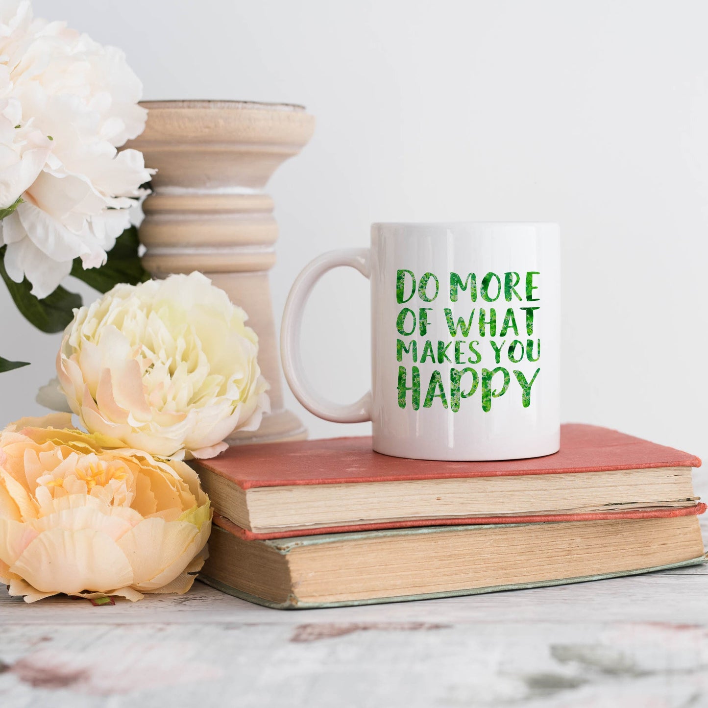 Do more of what makes you happy | Ceramic mug-Ceramic mug-Adnil Creations