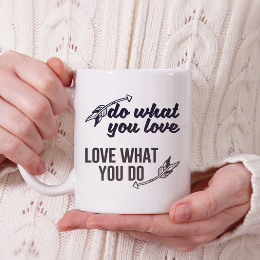 Do what you love, love what you do | Ceramic mug - Adnil Creations