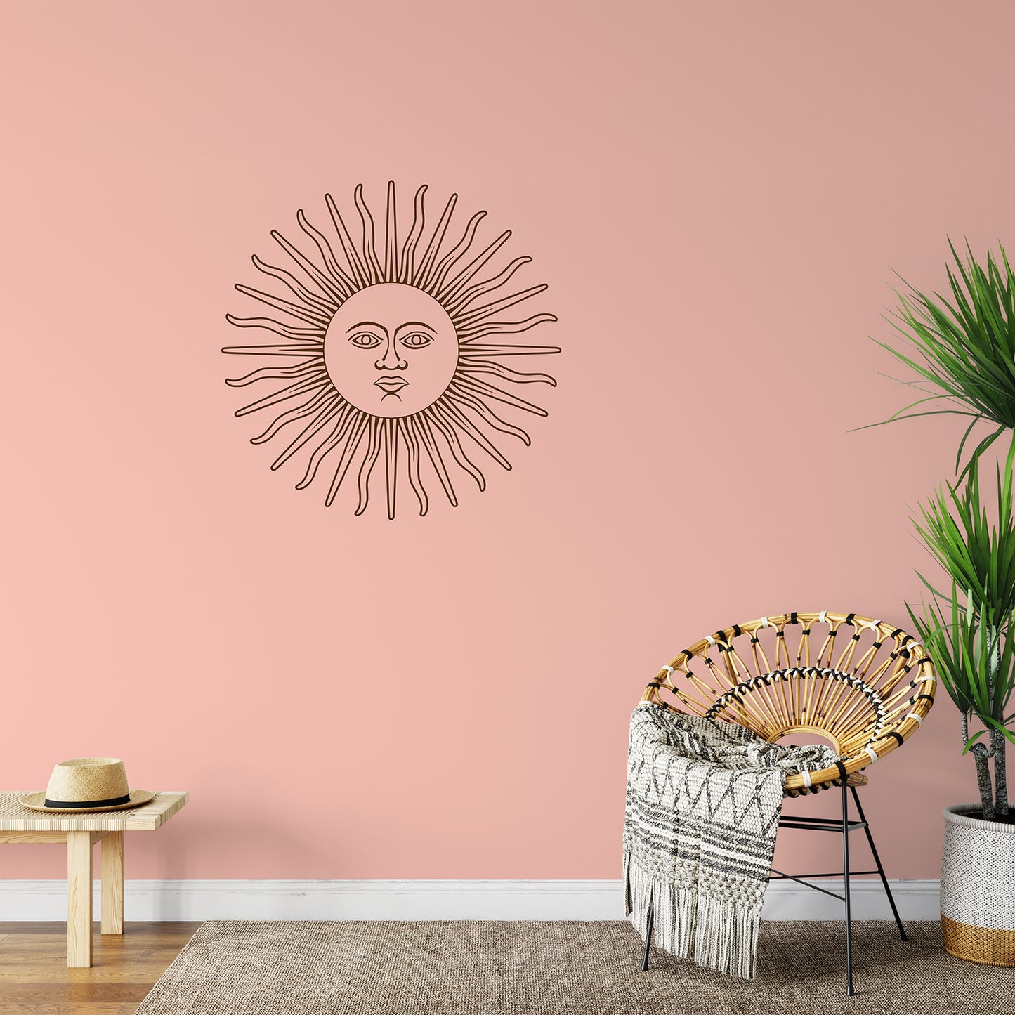 Hippie sun | Wall decal-Wall art-Adnil Creations