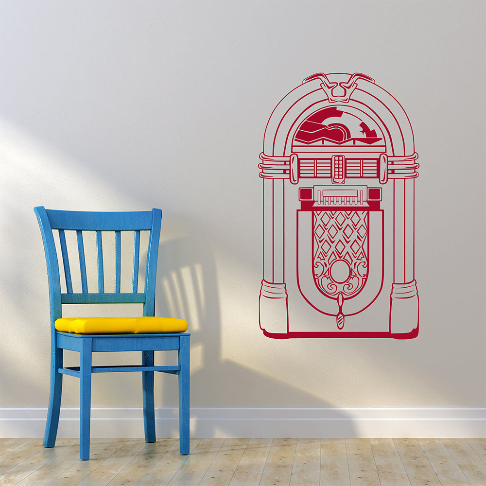 Retro jukebox | Wall decal-Wall art-Adnil Creations