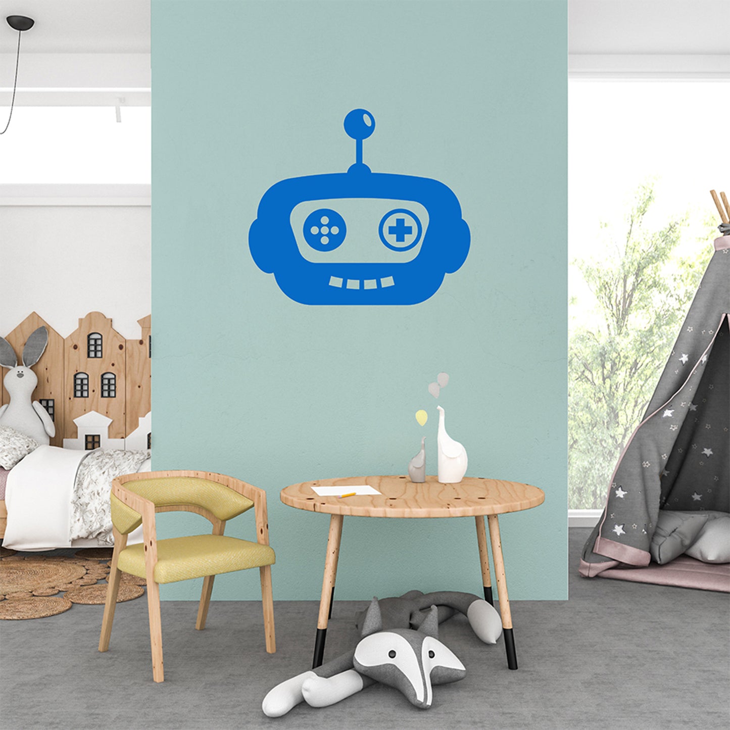 Cute robot | Wall decal-Wall art-Adnil Creations