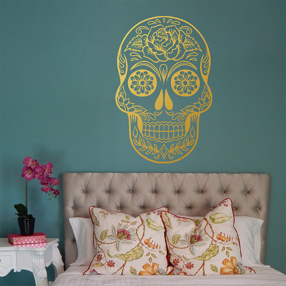 Sugar skull | Wall decal-Wall art-Adnil Creations