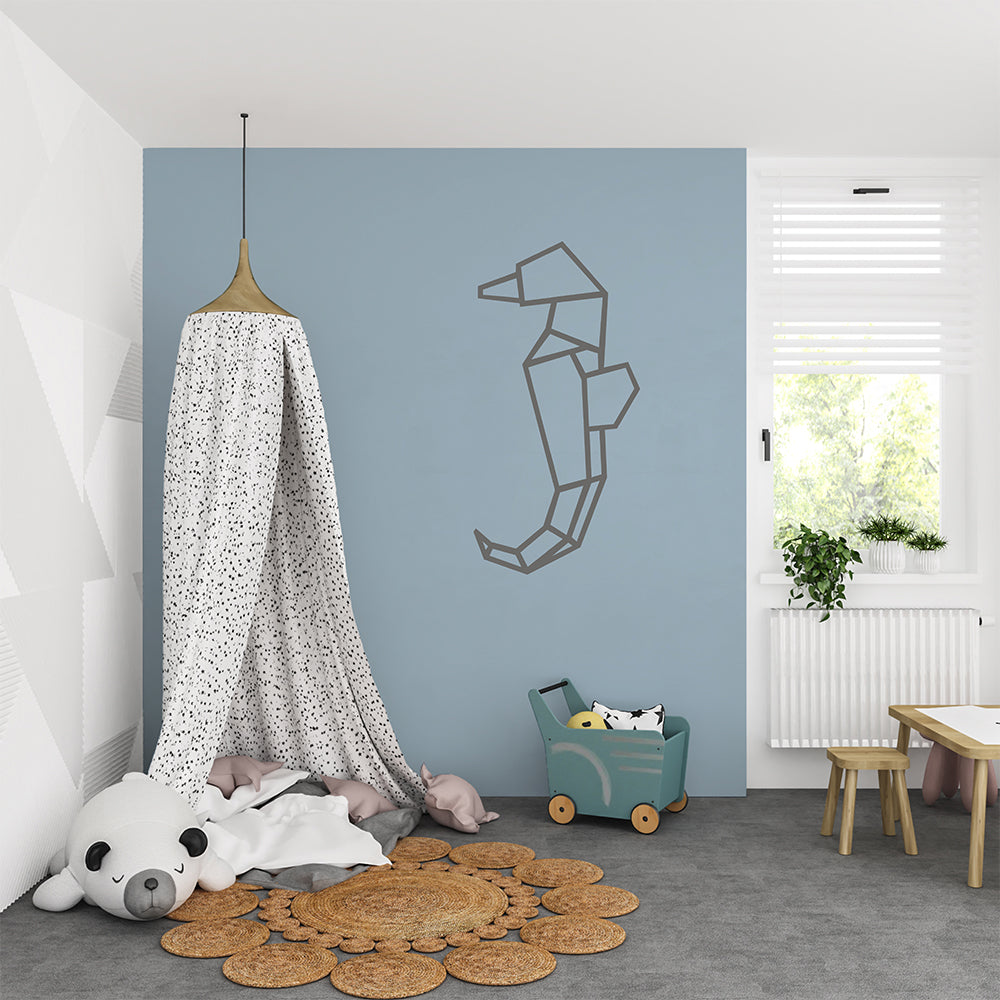 Geometric seahorse | Wall decal-Wall art-Adnil Creations