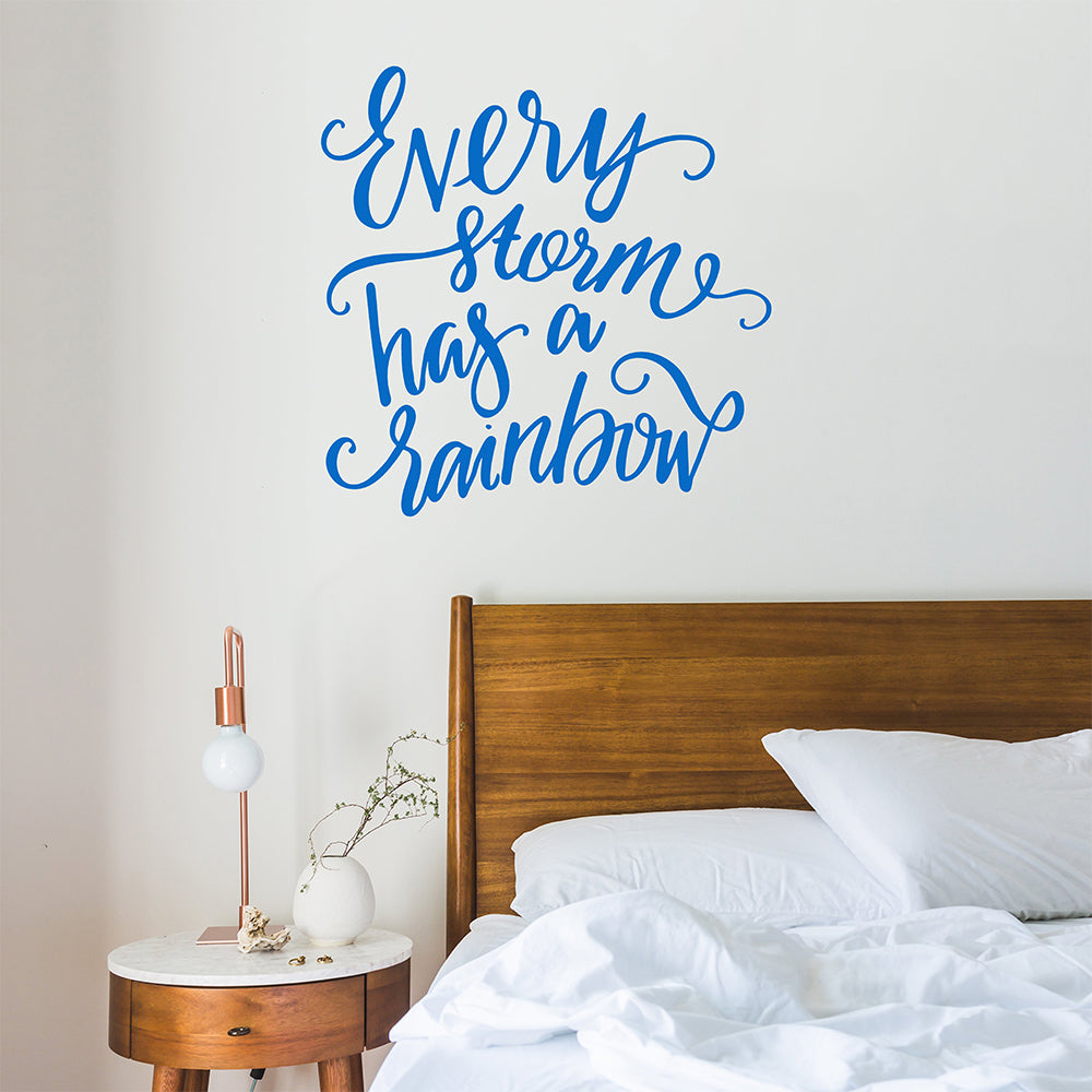 Every storm has a rainbow | Wall quote-Wall quote-Adnil Creations