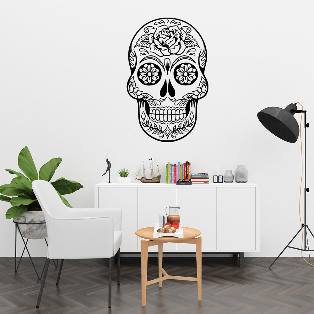 Sugar skull | Wall decal-Wall art-Adnil Creations