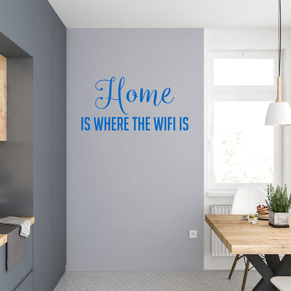 Home is where the WiFi is | Wall quote-Wall quote-Adnil Creations