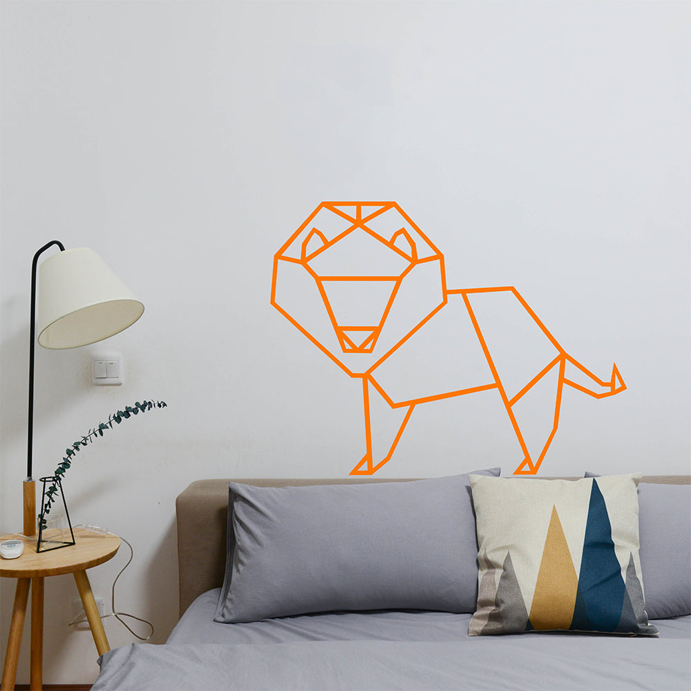 Geometric lion | Wall decal-Wall art-Adnil Creations