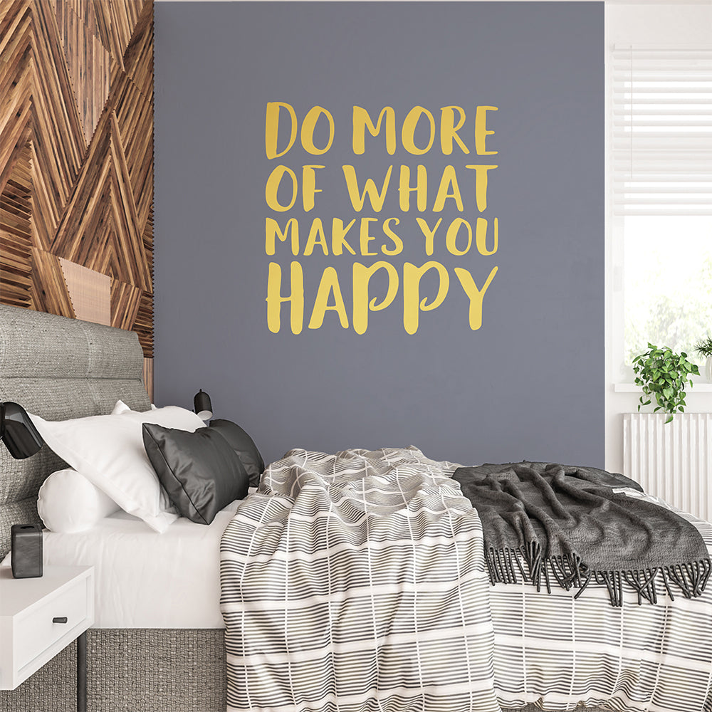 Do more of what makes you happy | Wall quote-Wall quote-Adnil Creations