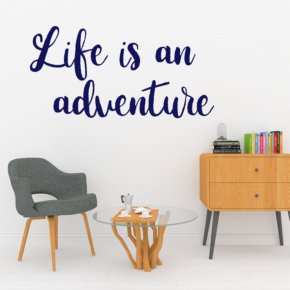 Life is an adventure | Wall quote