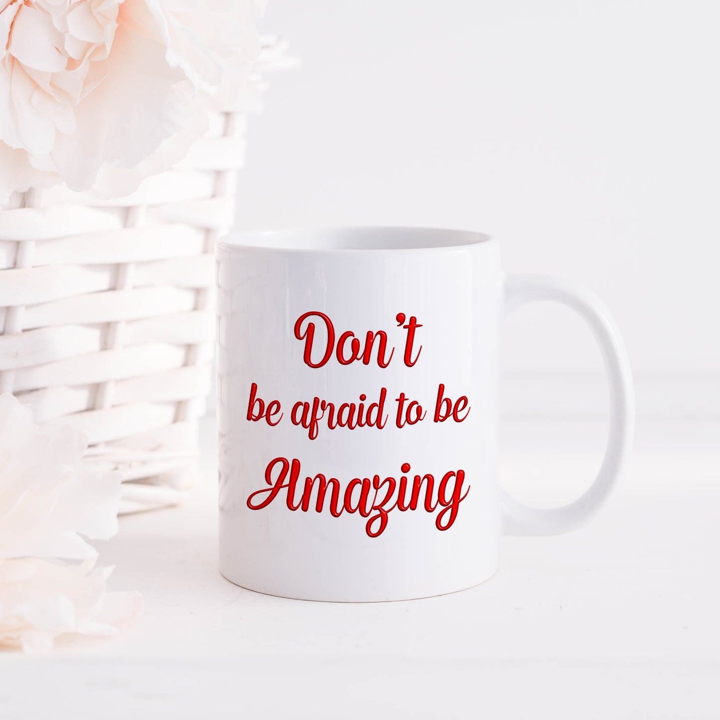 Don't be afraid to be amazing | Ceramic mug-Ceramic mug-Adnil Creations