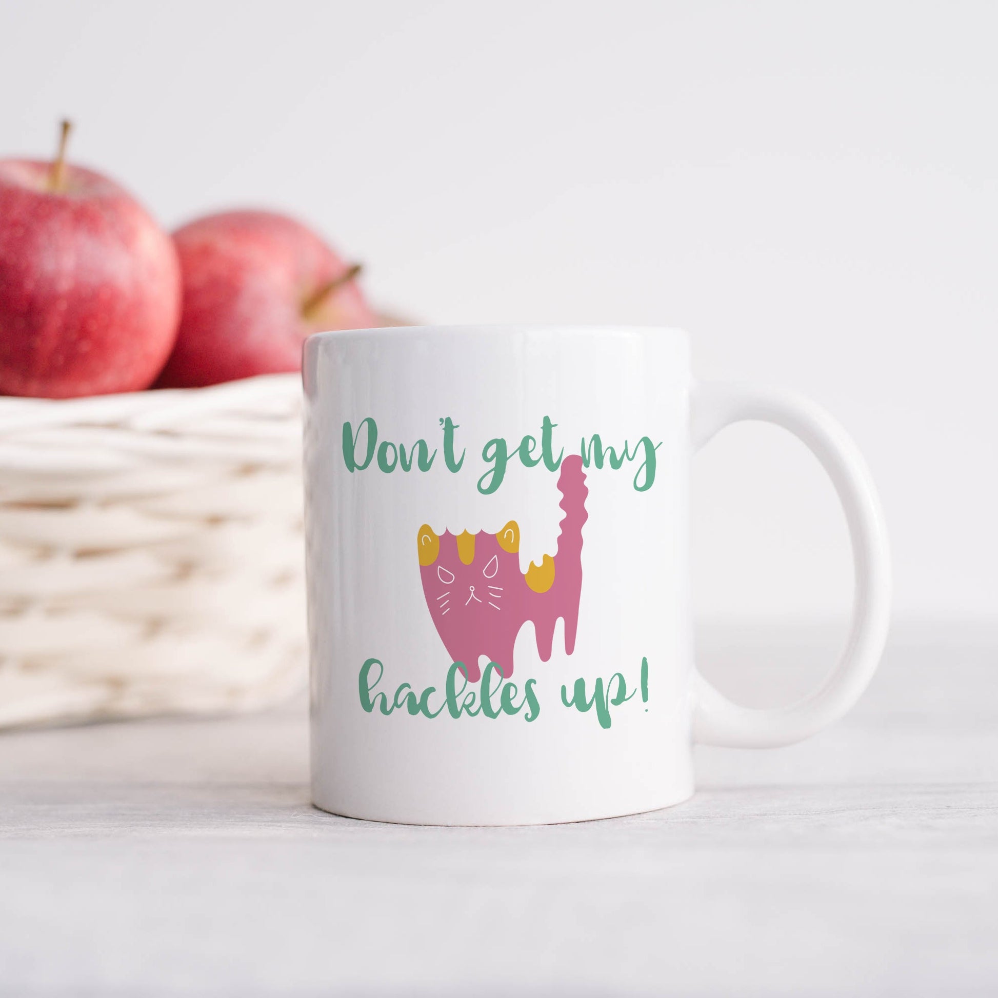 Don't get my hackles up | Ceramic mug-Ceramic mug-Adnil Creations