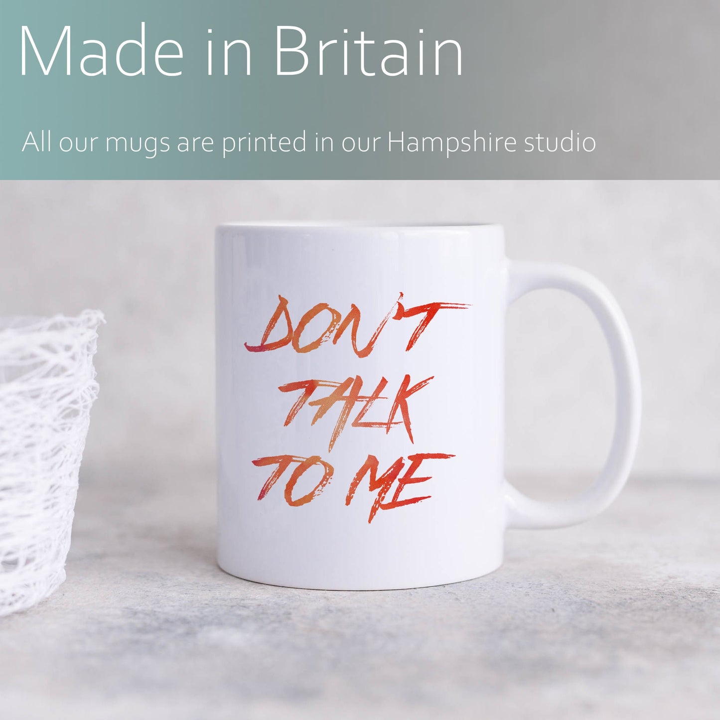 Don't talk to me | Ceramic mug-Ceramic mug-Adnil Creations