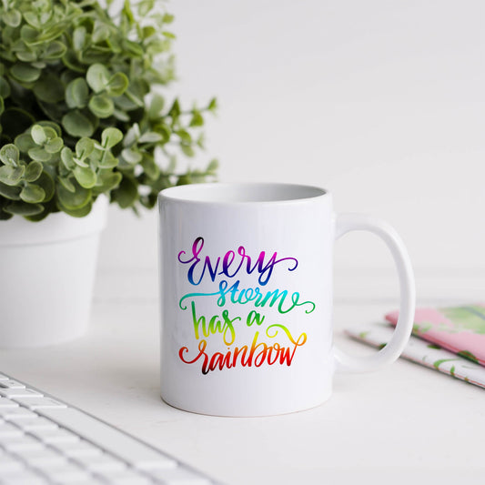 Every storm has a rainbow | Ceramic mug-Ceramic mug-Adnil Creations