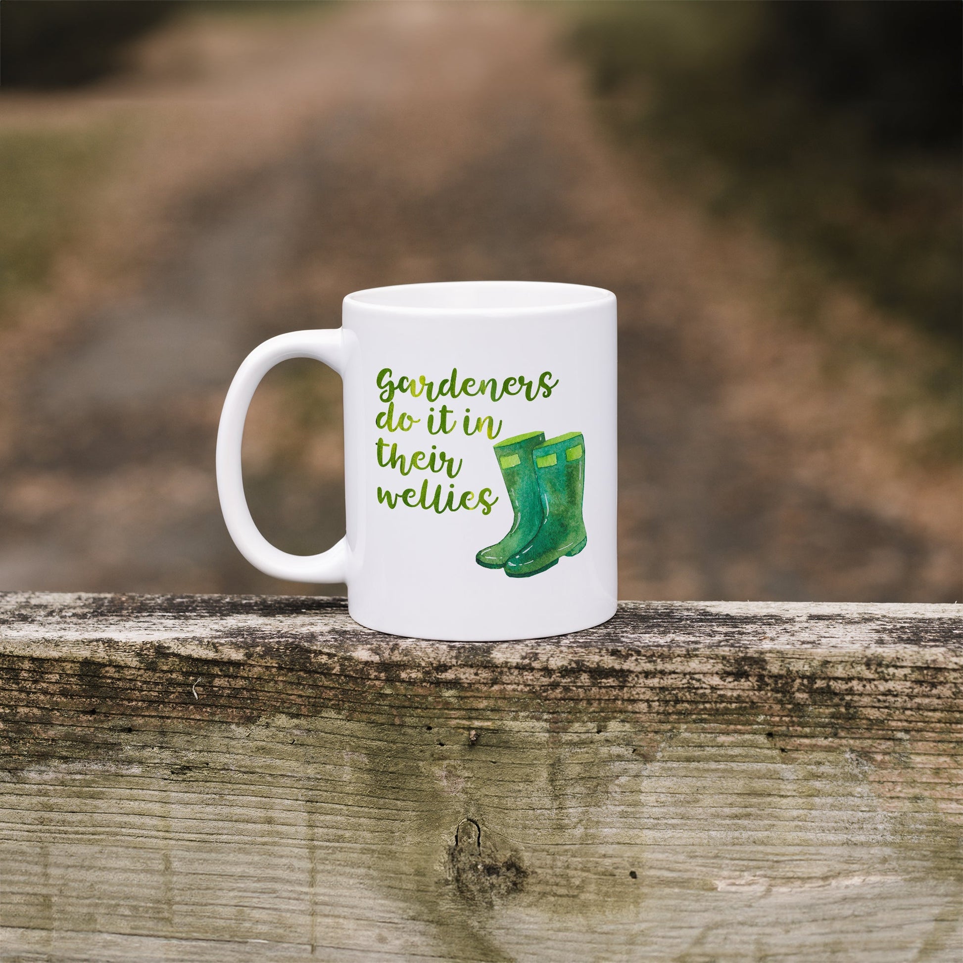 Gardeners do it in their wellies | Ceramic mug-Ceramic mug-Adnil Creations
