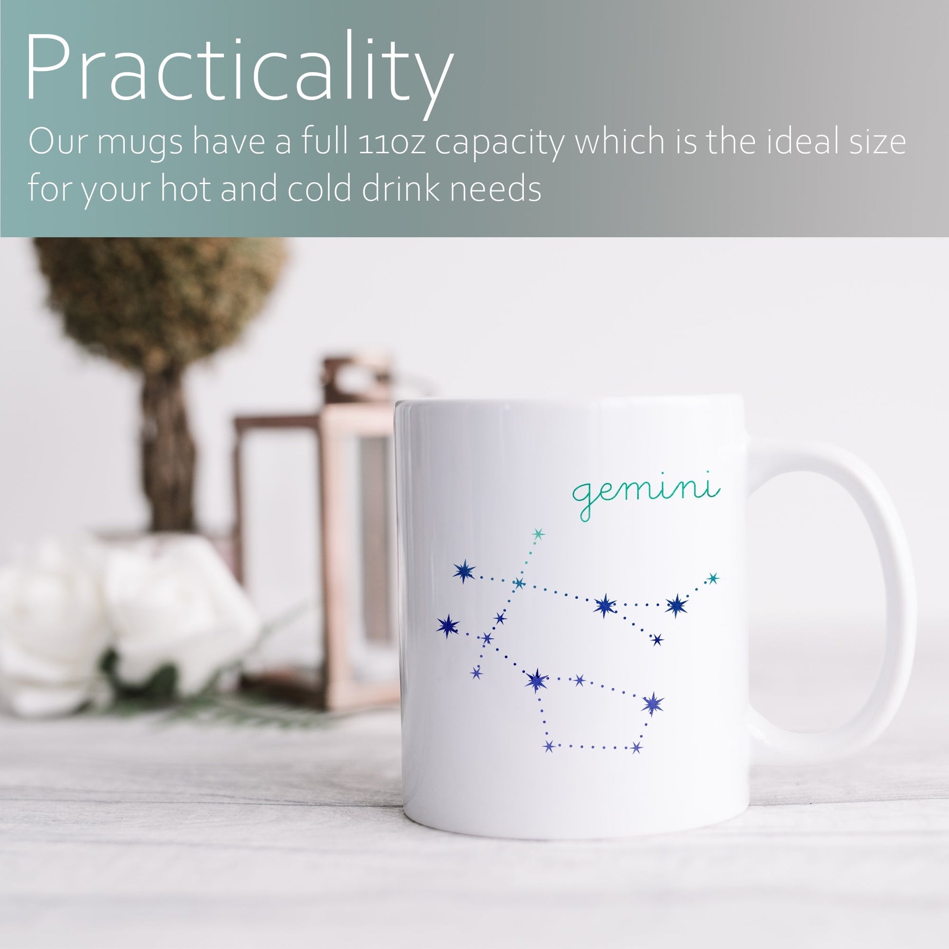 Gemini constellation | Ceramic mug-Ceramic mug-Adnil Creations