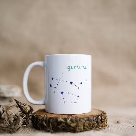 Gemini constellation | Ceramic mug-Ceramic mug-Adnil Creations