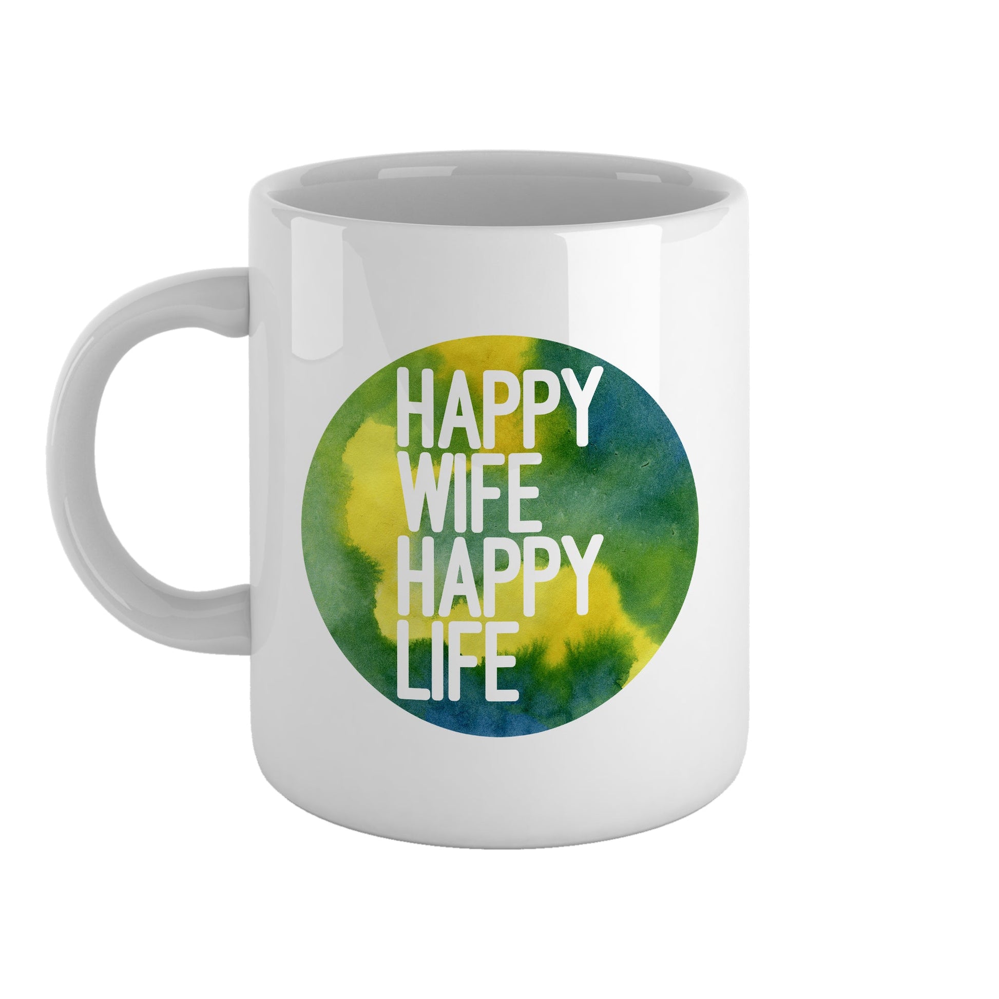 Happy wife, happy life | Ceramic mug-Ceramic mug-Adnil Creations