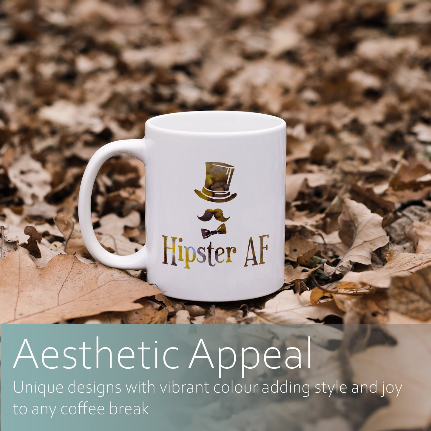 Hipster AF | Ceramic mug-Ceramic mug-Adnil Creations