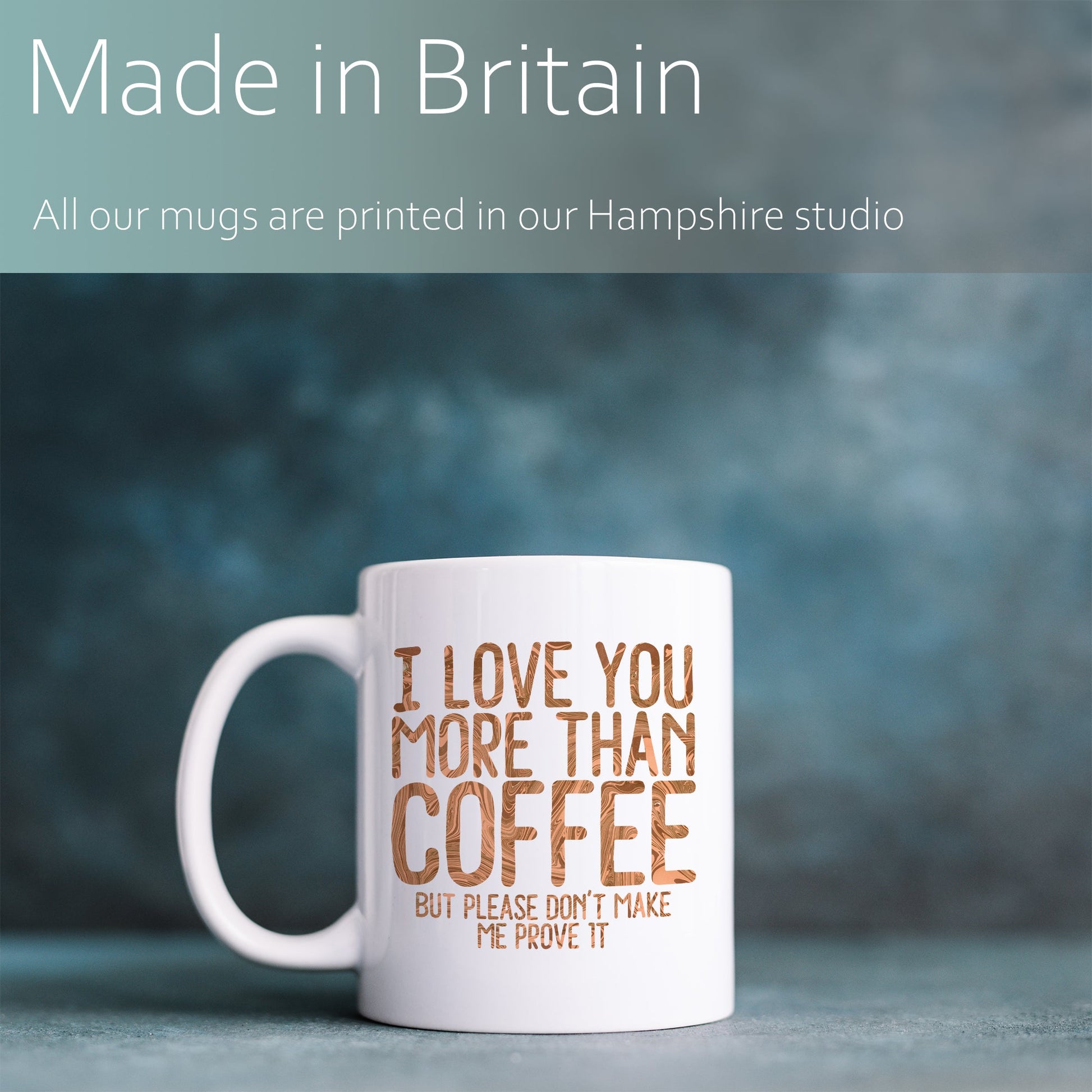 I love you more than coffee | Ceramic mug-Ceramic mug-Adnil Creations