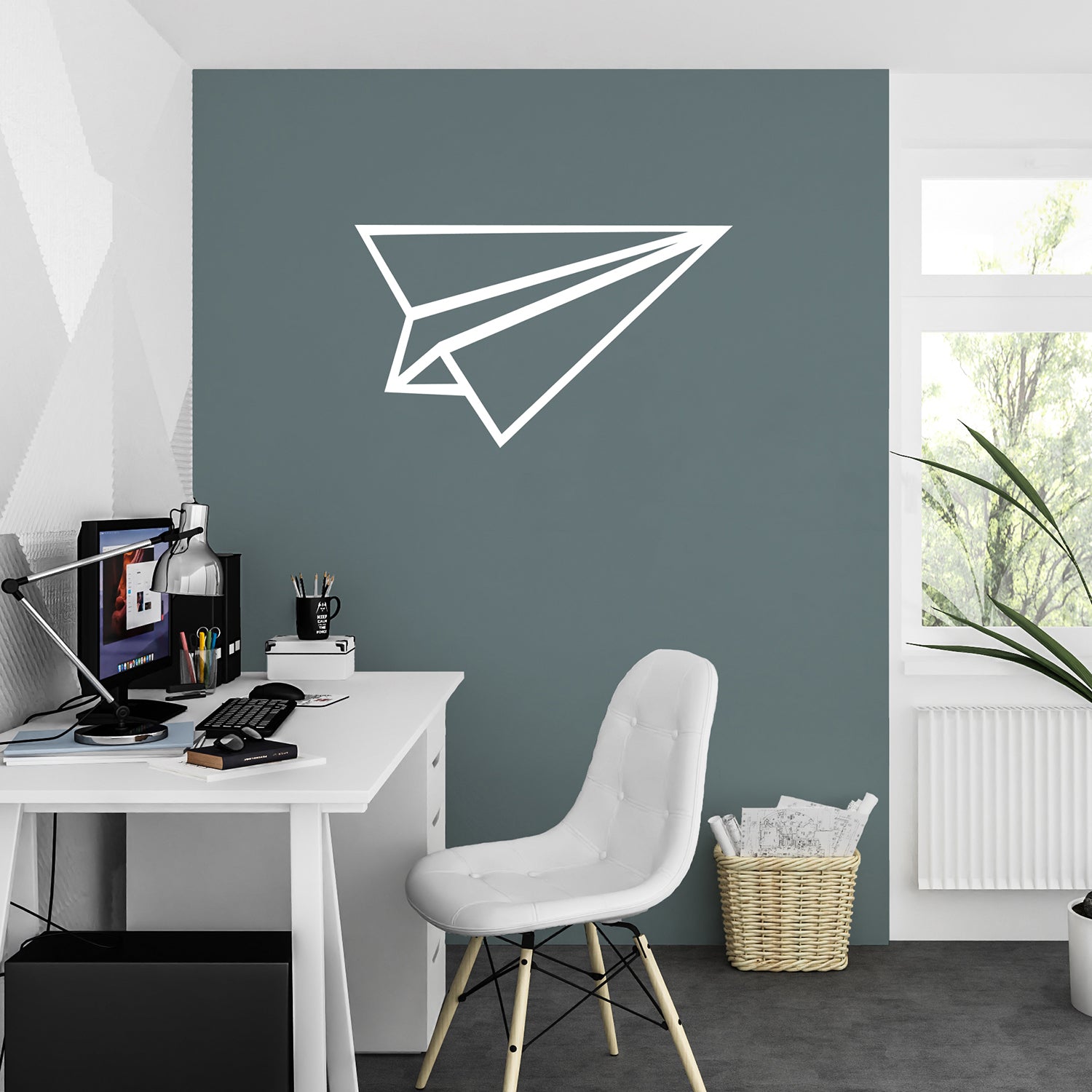 Paper aeroplane | Wall decal-Wall art-Adnil Creations