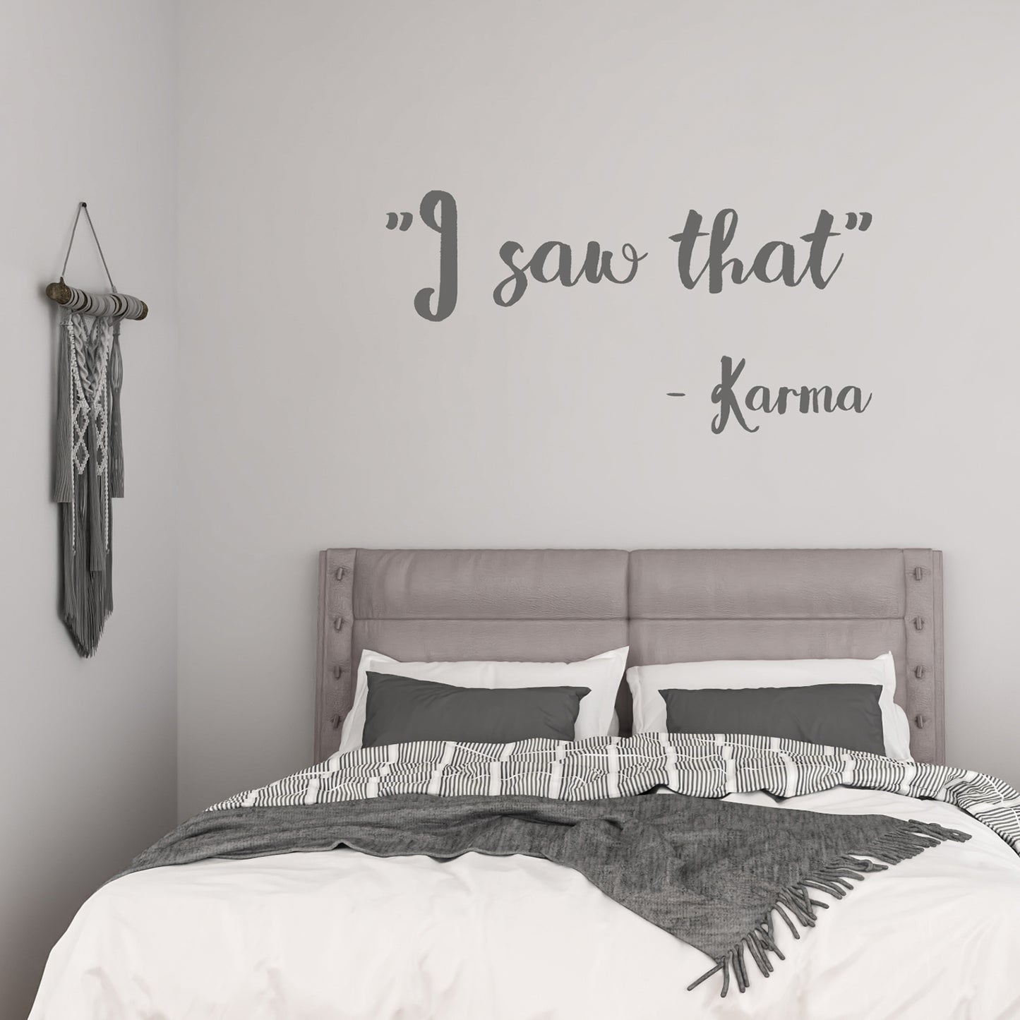 I saw that - Karma | Wall quote-Wall quote-Adnil Creations