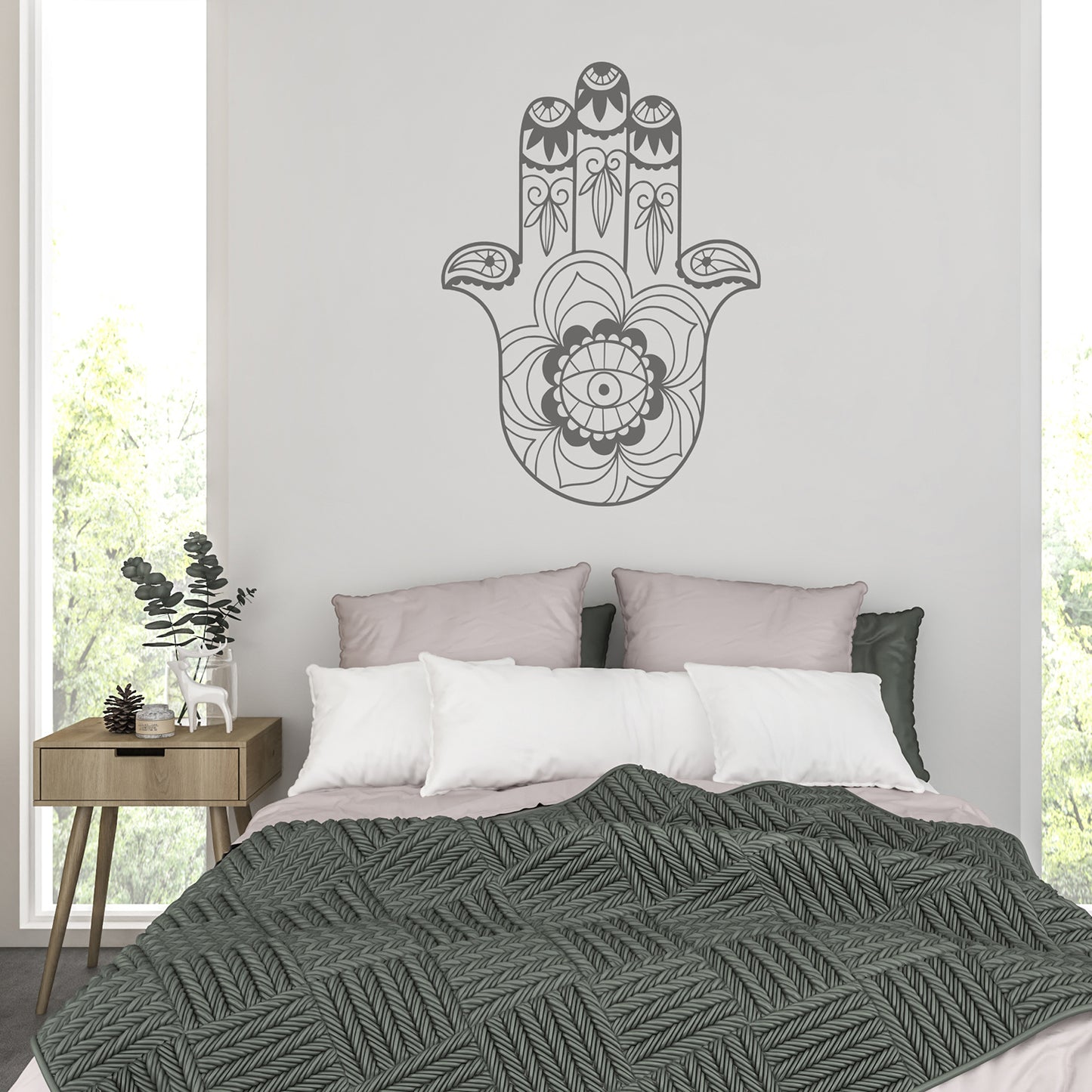 Hamsa hand | Wall decal-Wall art-Adnil Creations