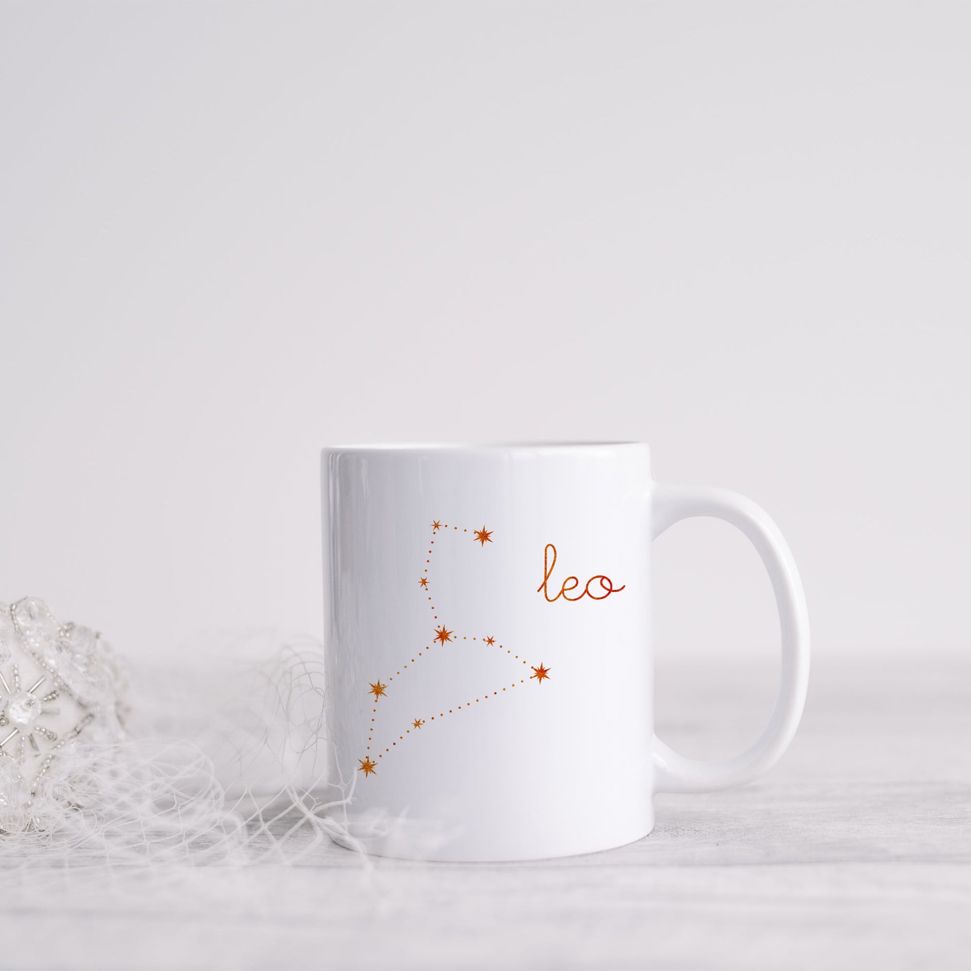 Leo constellation | Ceramic mug-Ceramic mug-Adnil Creations