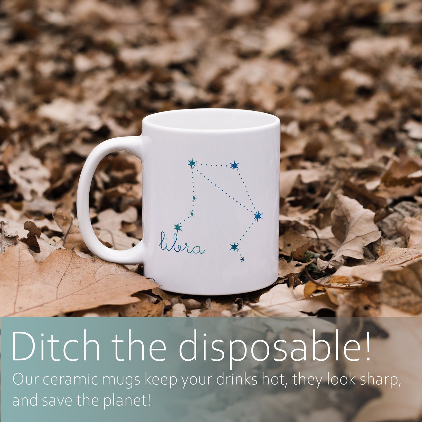 Libra constellation | Ceramic mug-Ceramic mug-Adnil Creations