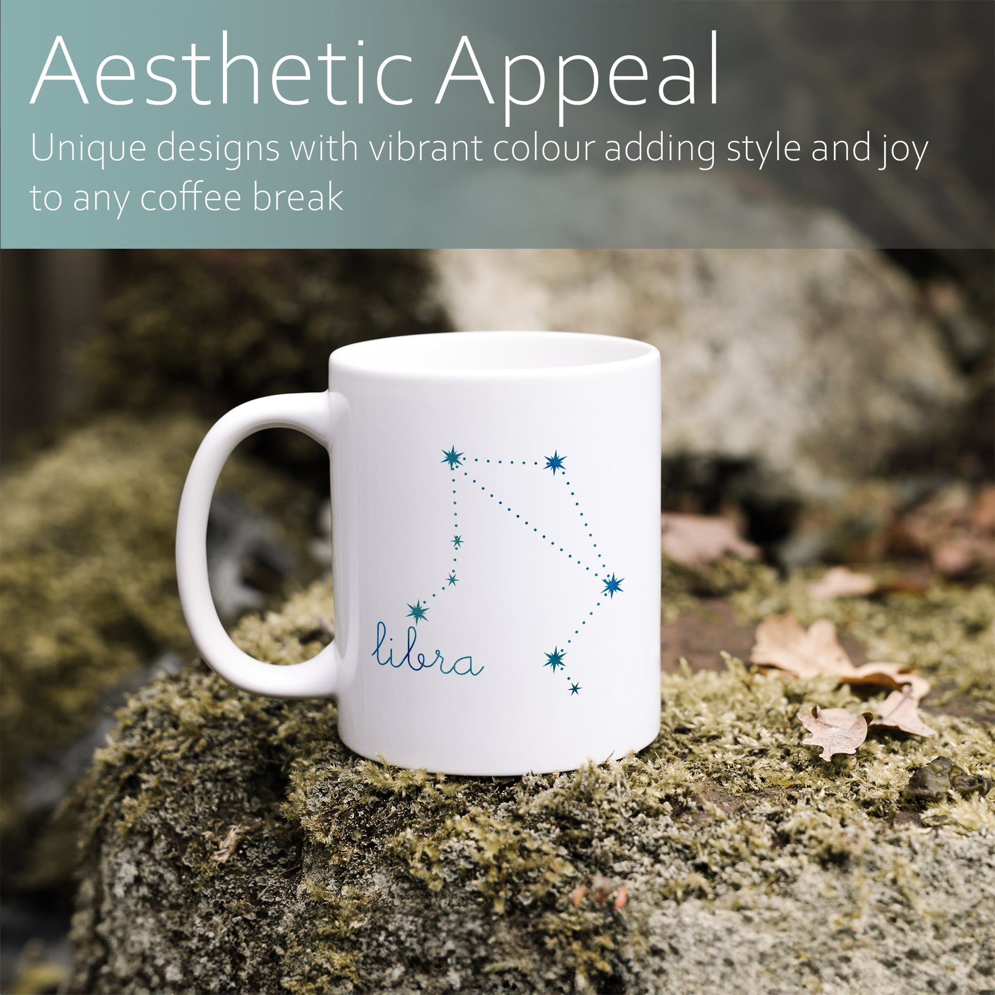 Libra constellation | Ceramic mug-Ceramic mug-Adnil Creations