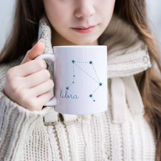 Libra constellation | Ceramic mug-Ceramic mug-Adnil Creations