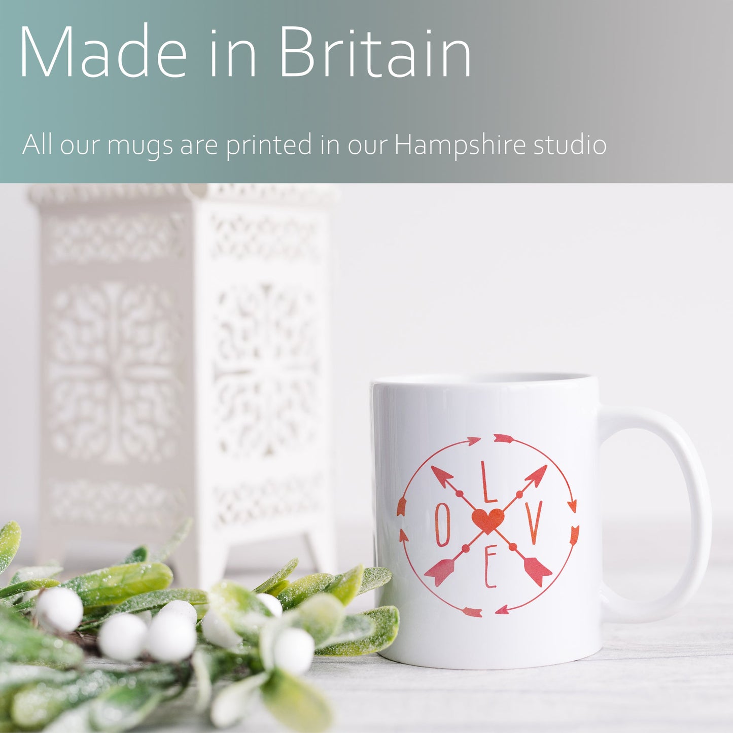 Love compass | Ceramic mug-Ceramic mug-Adnil Creations