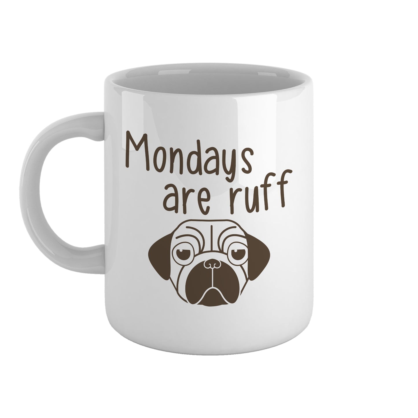 Mondays are ruff | Ceramic mug-Ceramic mug-Adnil Creations