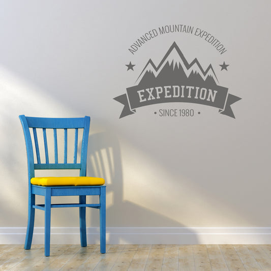 Advanced mountain expedition | Wall quote-Wall quotes-Adnil Creations