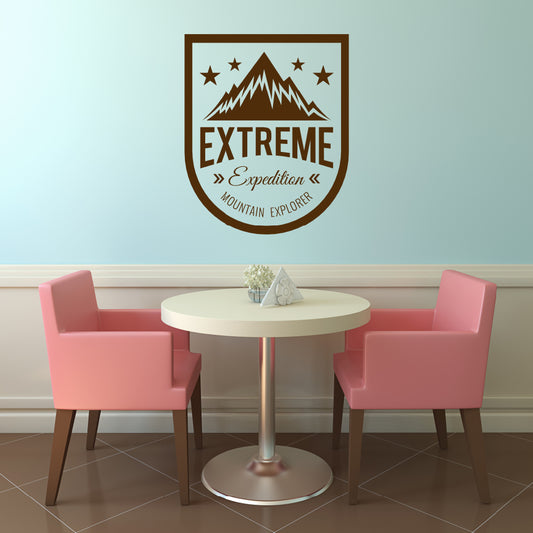 Extreme expedition mountain explorer | Wall quote-Wall quote-Adnil Creations