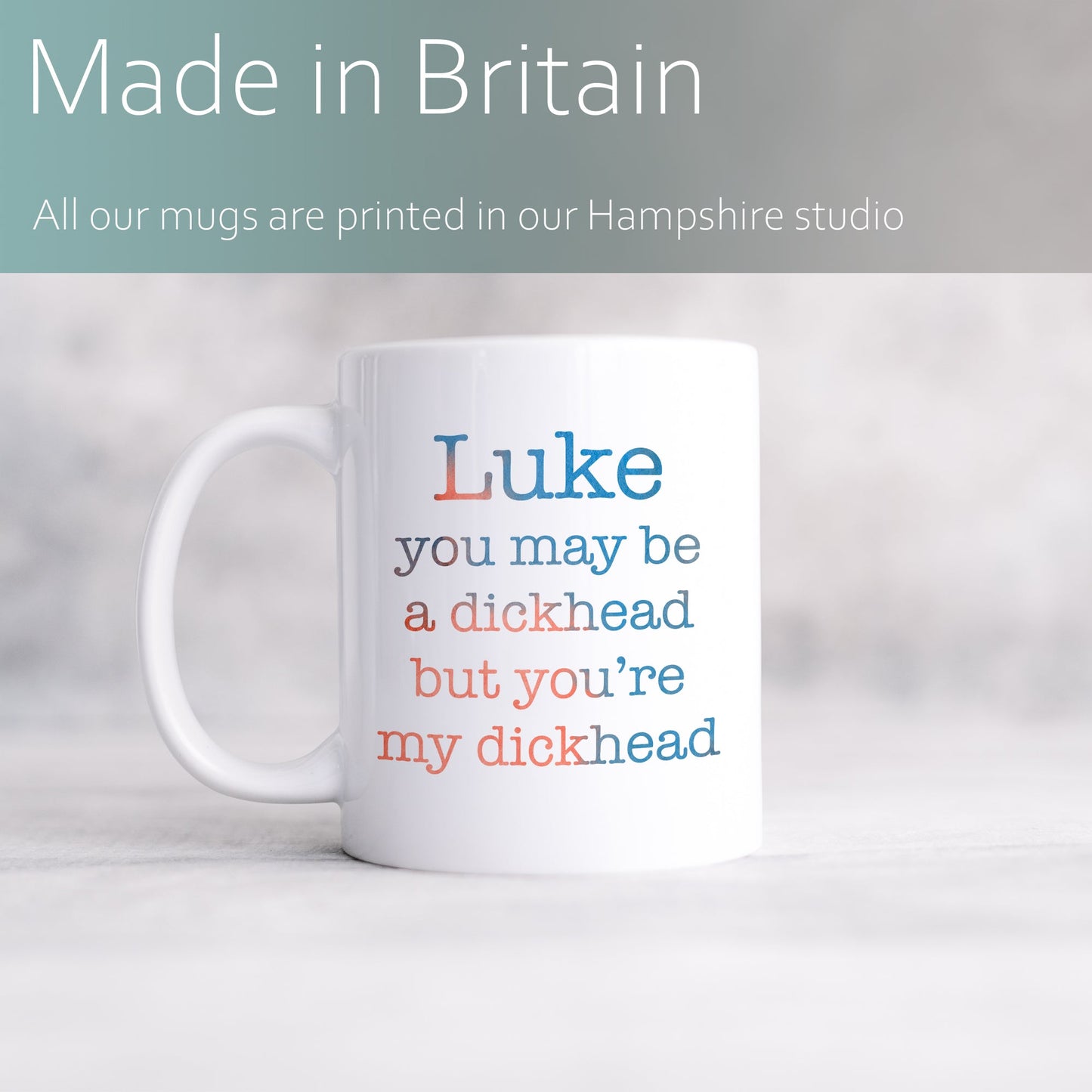 My dickhead personalised name | Ceramic mug-Ceramic mug-Adnil Creations