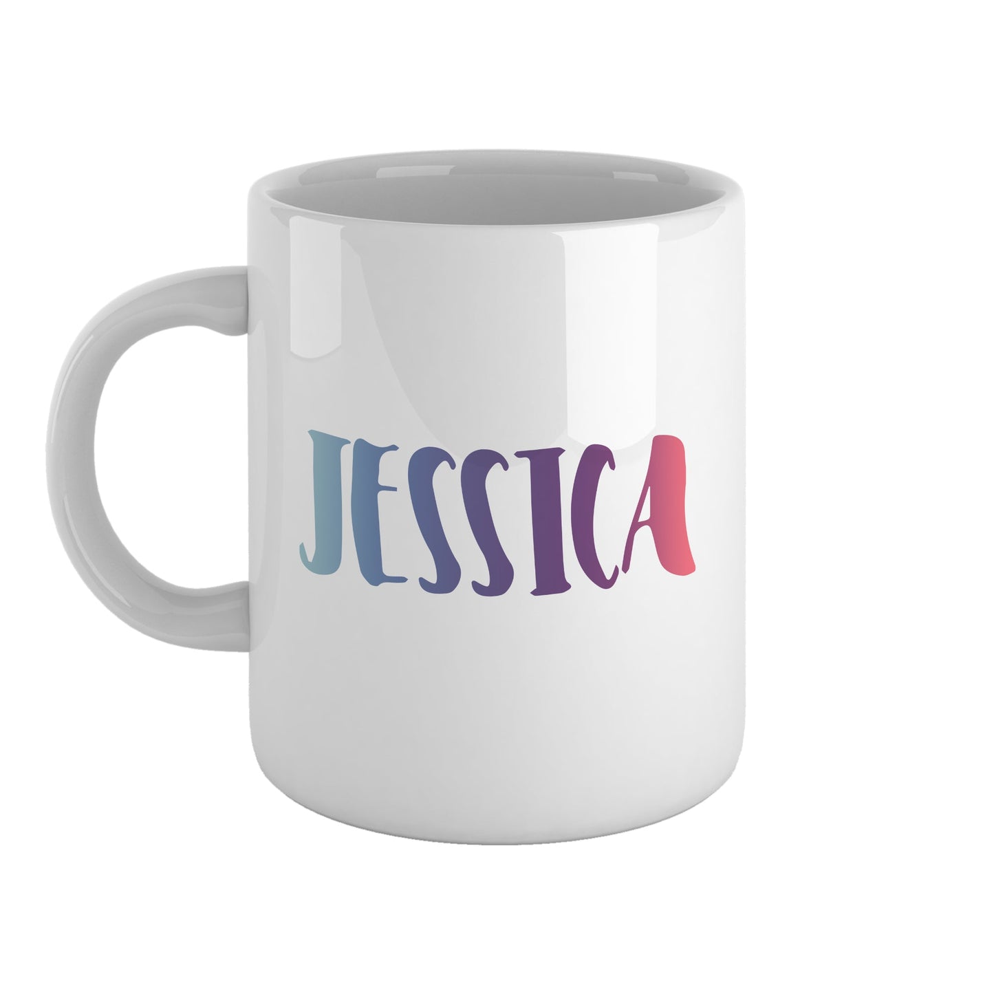 Pastel ombre personalised name | Ceramic mug-Ceramic mug-Adnil Creations