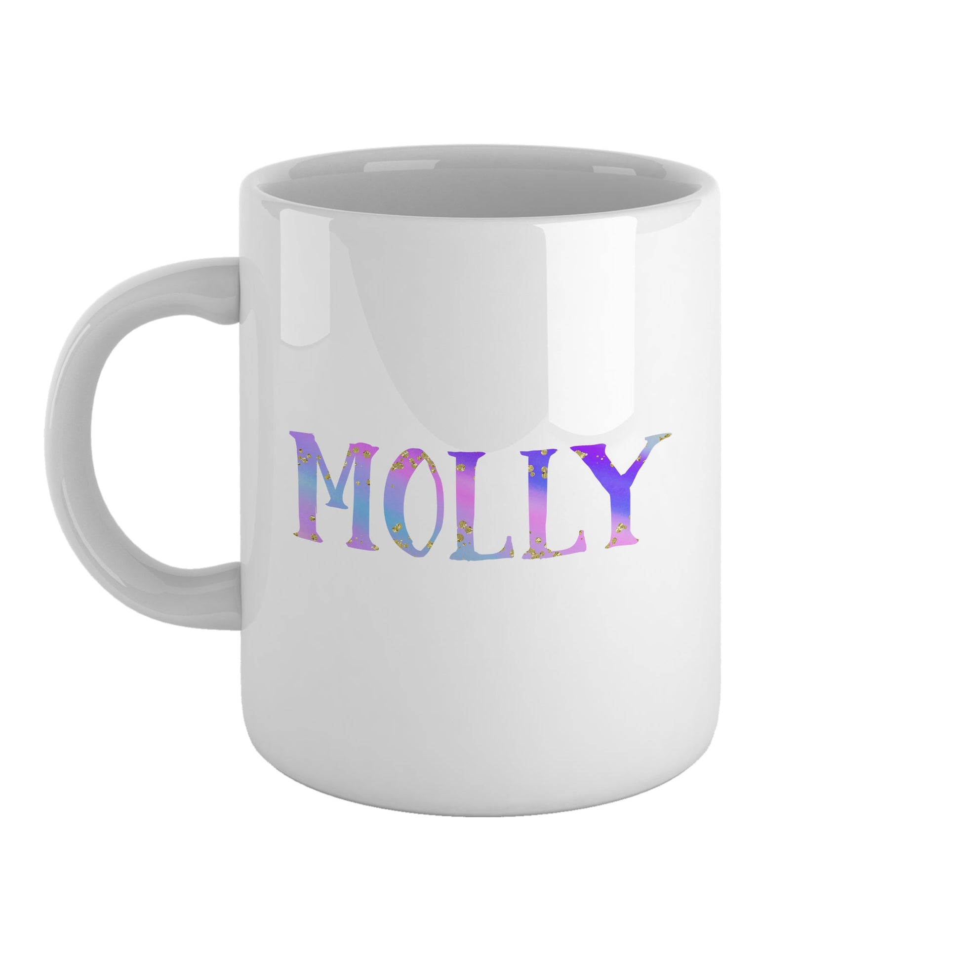 Pastel rainbow personalised name | Ceramic mug-Ceramic mug-Adnil Creations