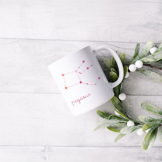 Pegasus constellation | Ceramic mug-Ceramic mug-Adnil Creations