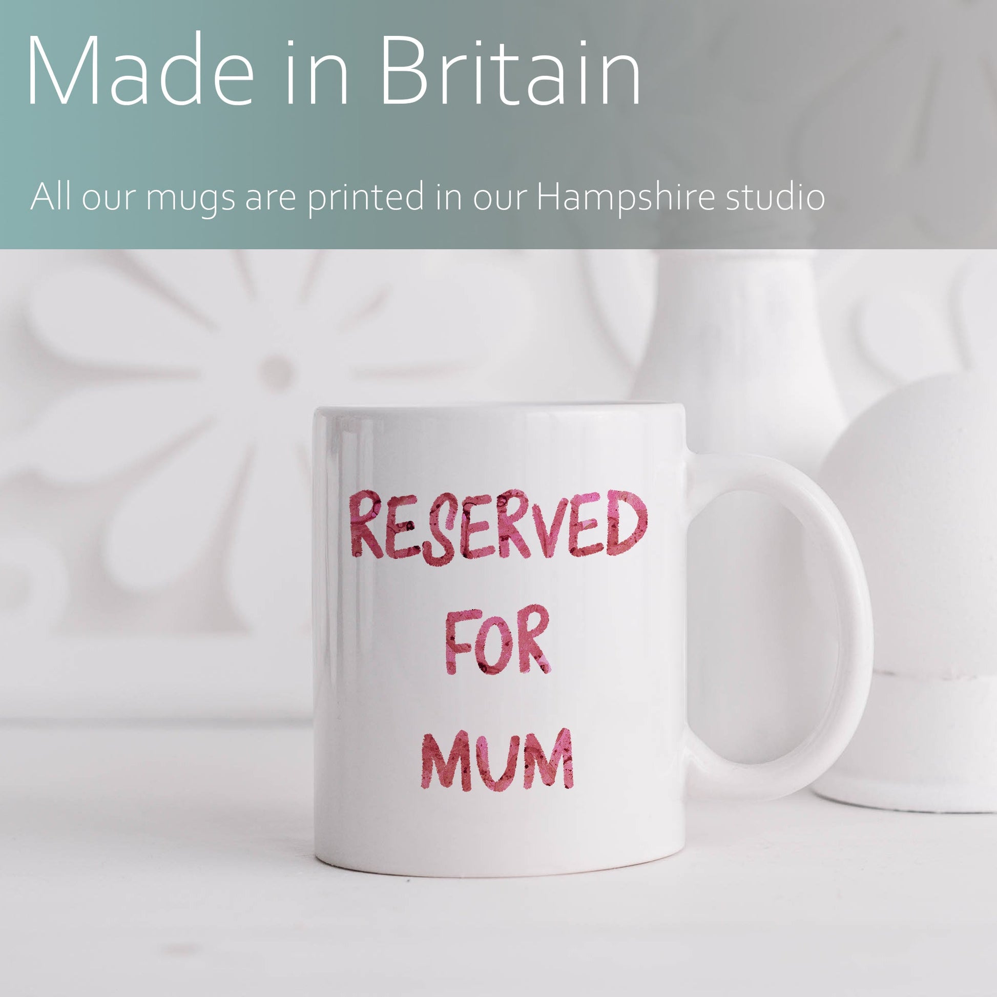 Reserved for mum | Ceramic mug-Ceramic mug-Adnil Creations