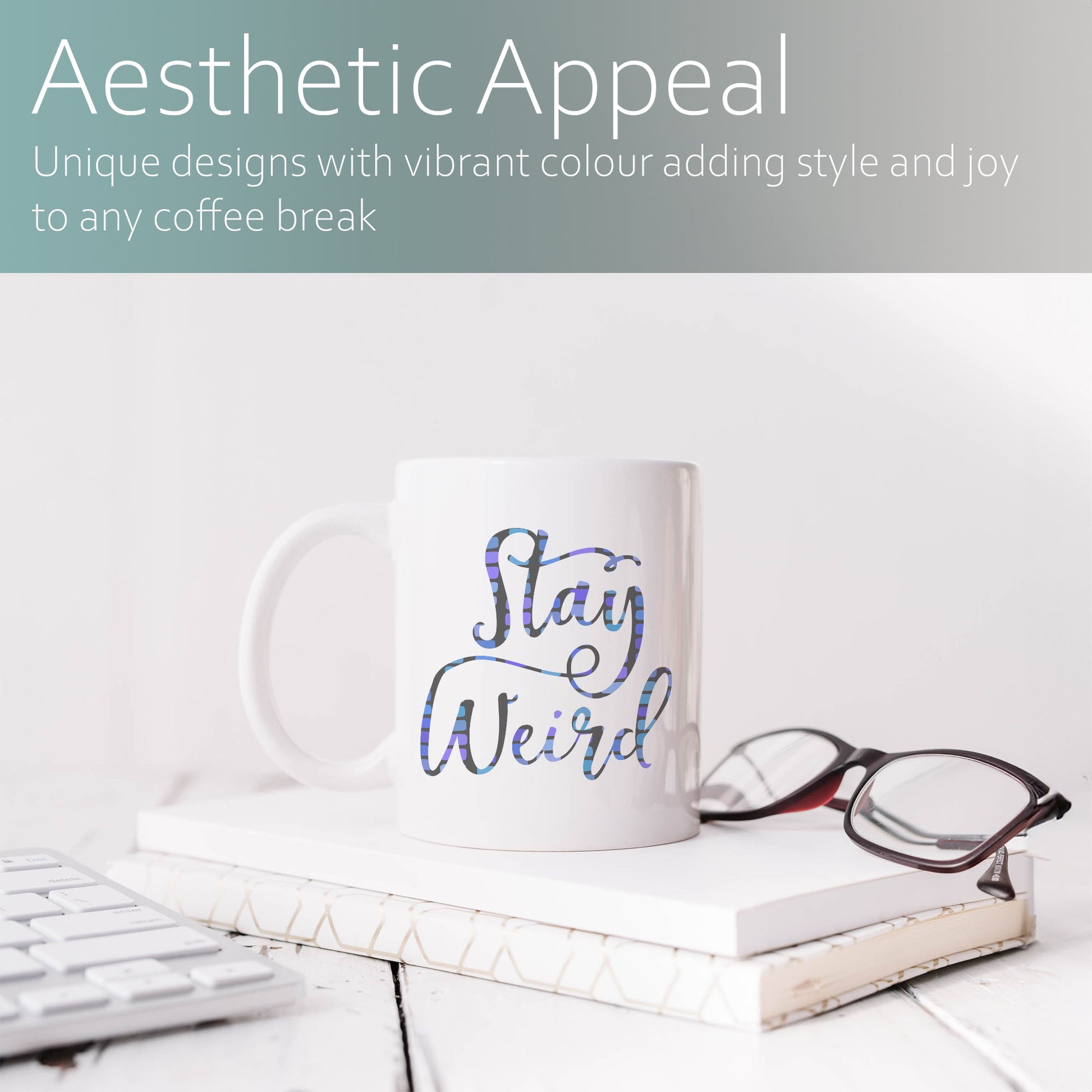 Stay weird | Ceramic mug-Ceramic mug-Adnil Creations