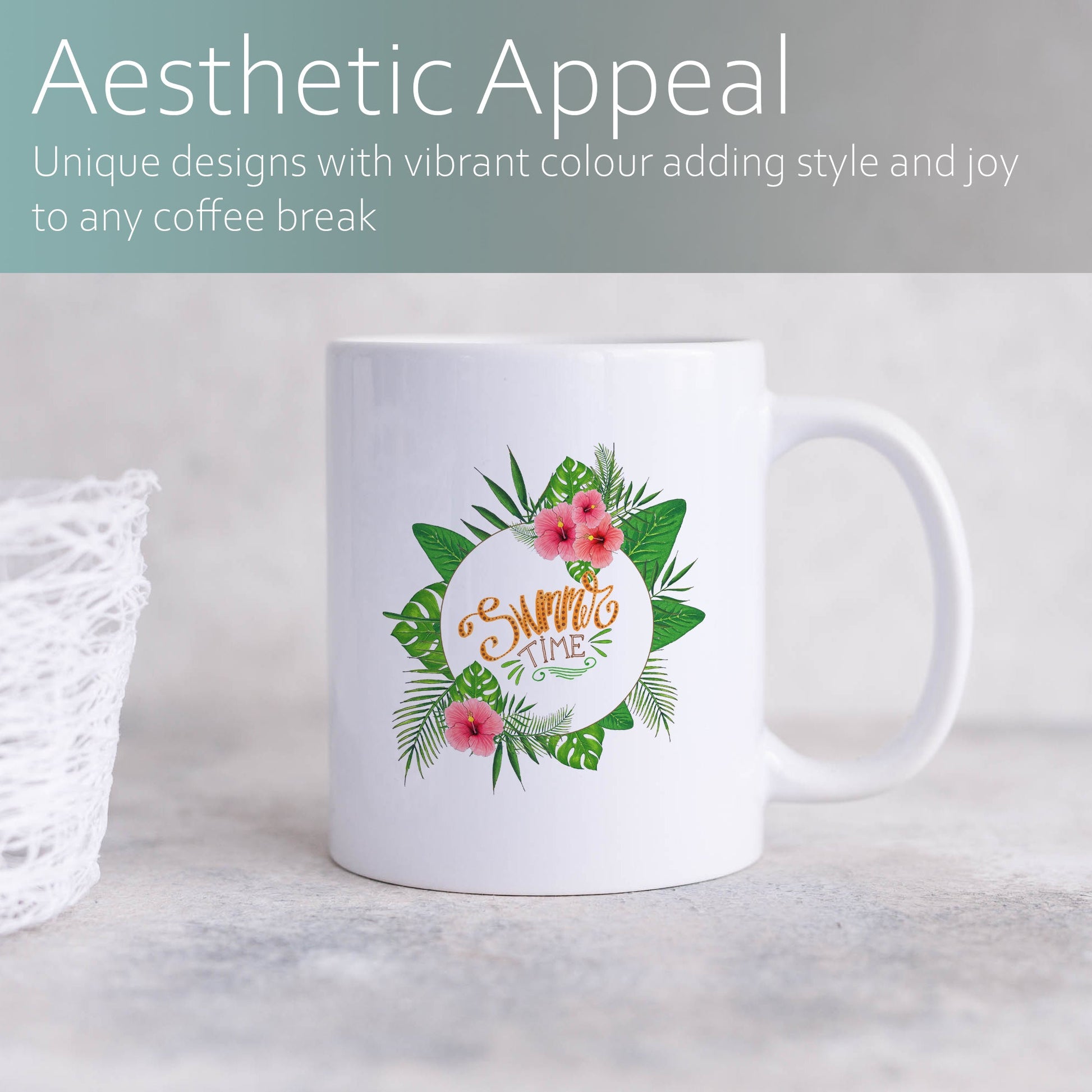 Summer time | Ceramic mug-Ceramic mug-Adnil Creations