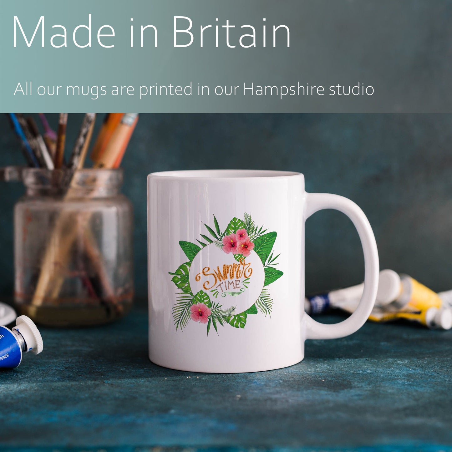Summer time | Ceramic mug-Ceramic mug-Adnil Creations
