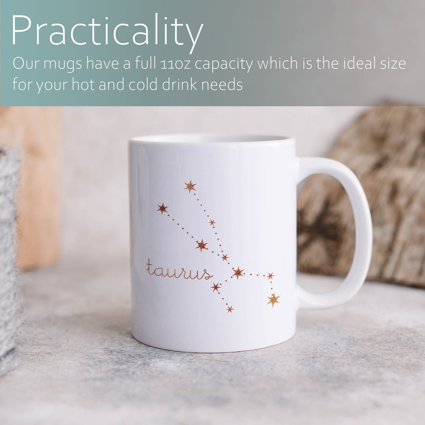 Taurus constellation | Ceramic mug-Ceramic mug-Adnil Creations