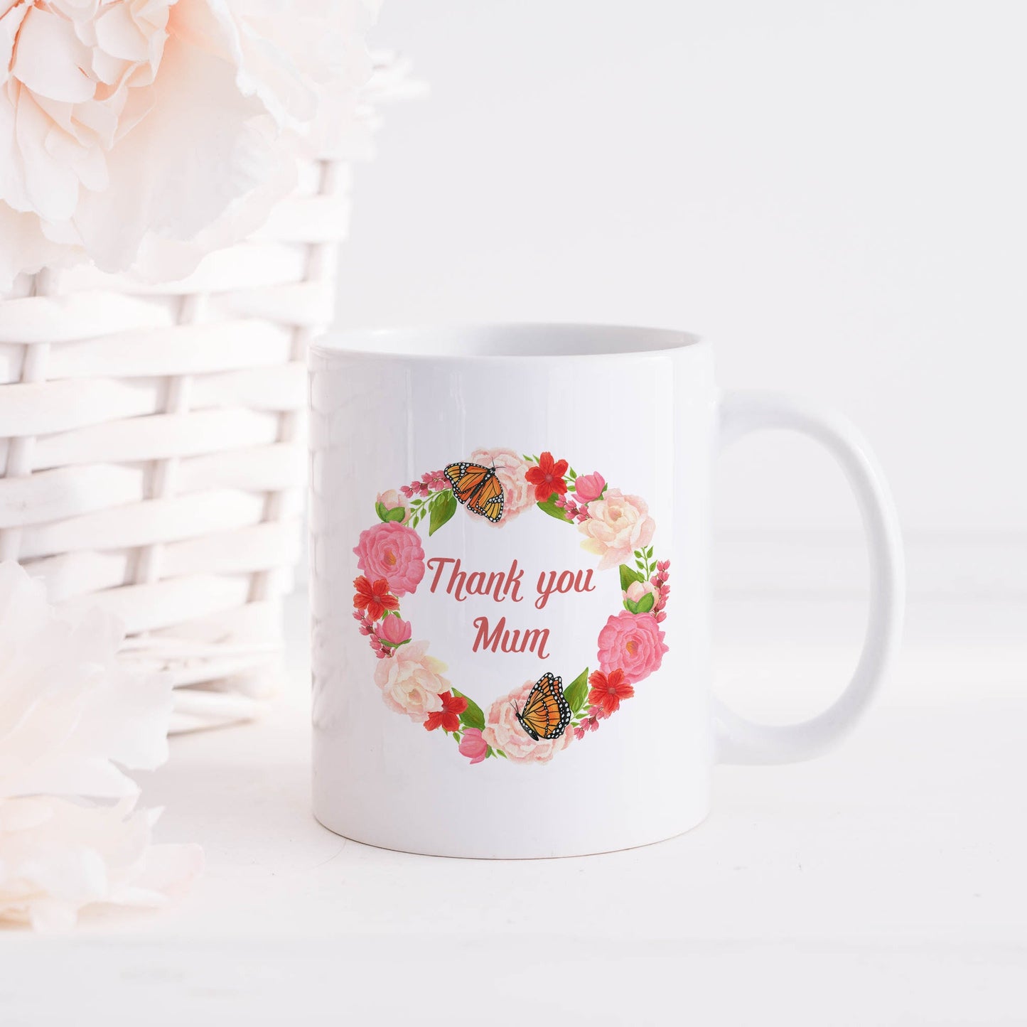 Thank you Mum | Ceramic mug-Ceramic mug-Adnil Creations