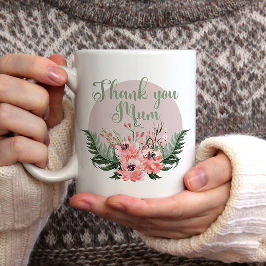 Thank you Mum | Mother's Day Gift | Ceramic mug-Ceramic mug-Adnil Creations