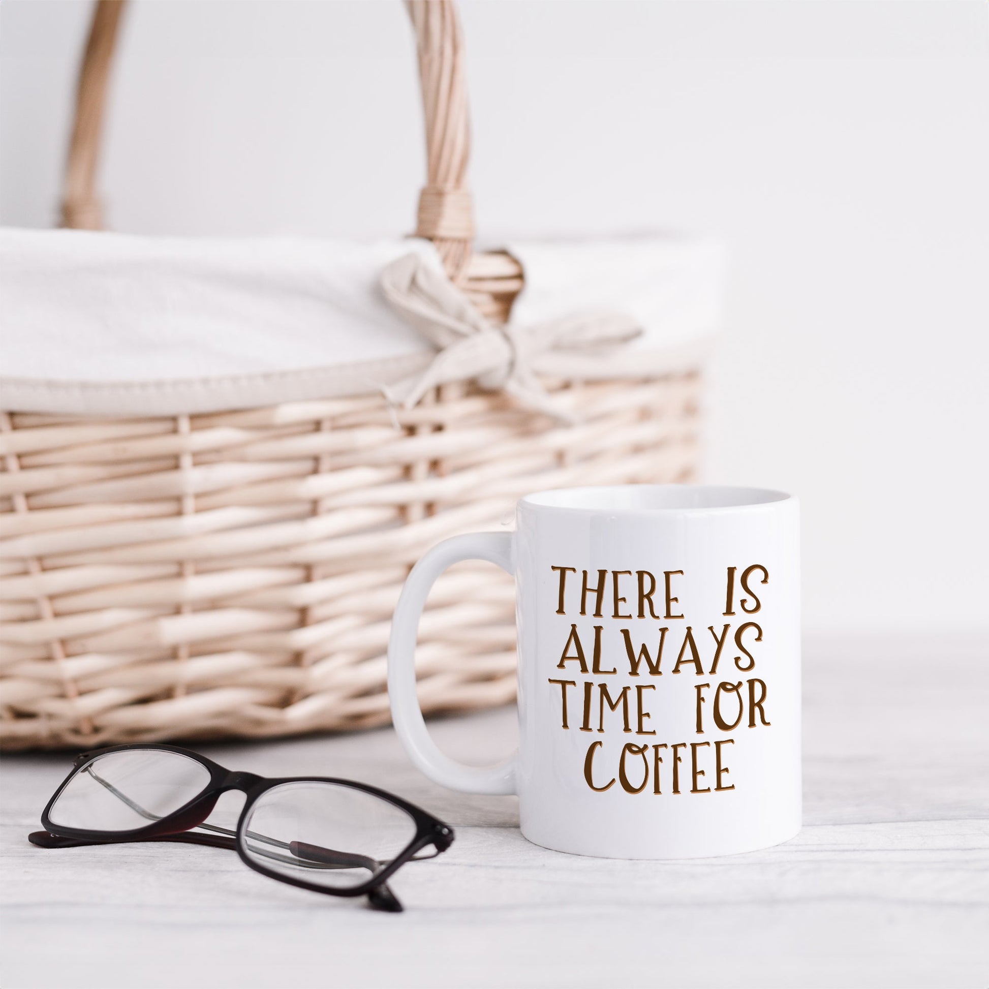 There is always time for coffee | Ceramic mug-Ceramic mug-Adnil Creations