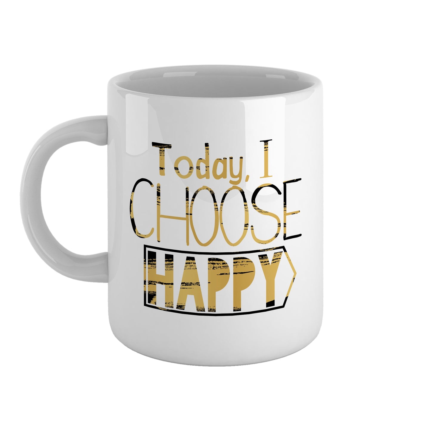 Today I choose happy | Ceramic mug-Ceramic mug-Adnil Creations